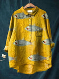 Ava | Playful Fish Shirt - Sarah and Emma Portland