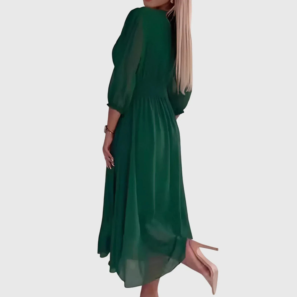 Chloe™ | Lightweight Silky Chiffon Dress - Sarah and Emma Portland