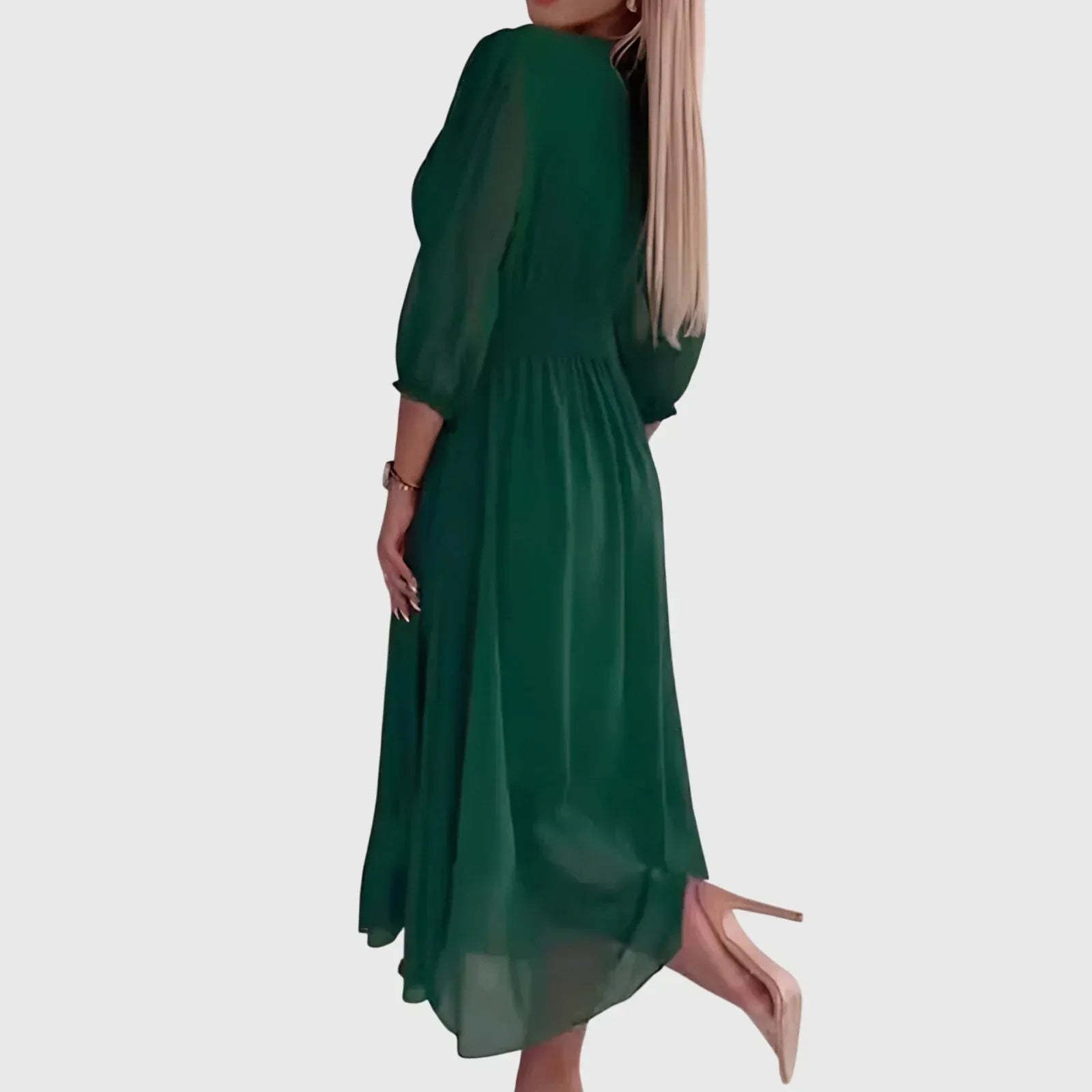 Chloe™ | Lightweight Silky Chiffon Dress - Sarah and Emma Portland
