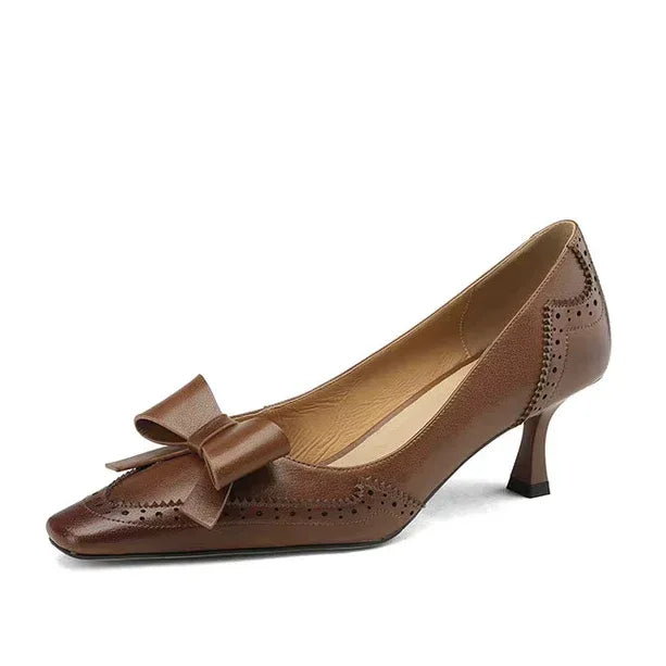 MELENA BOW HEELS - Sarah and Emma Portland