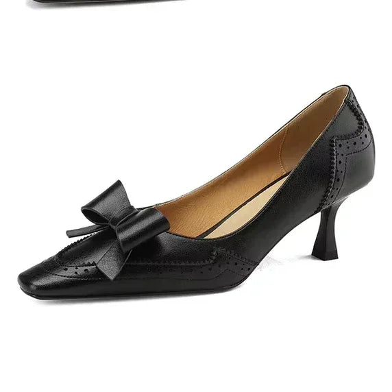 MELENA BOW HEELS - Sarah and Emma Portland