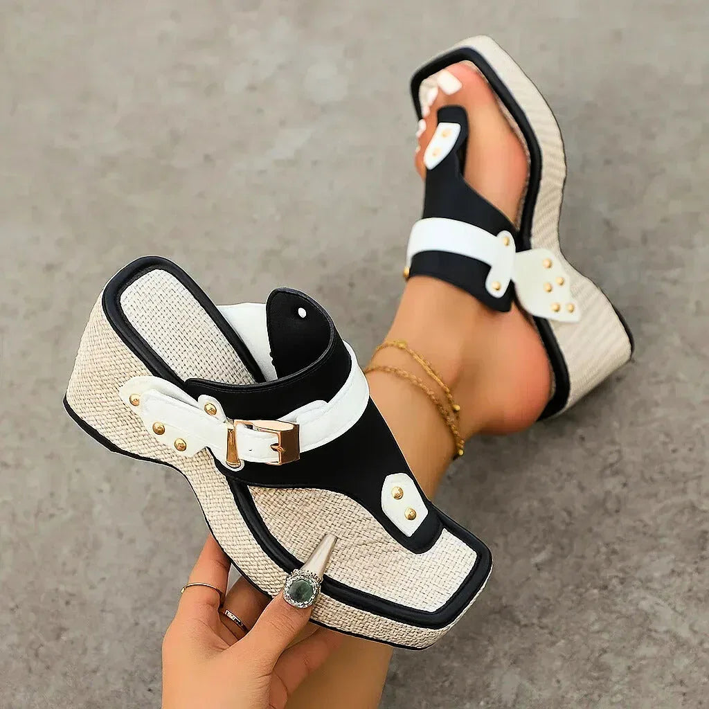 CATALINA STRAP SLIDES - Sarah and Emma Portland