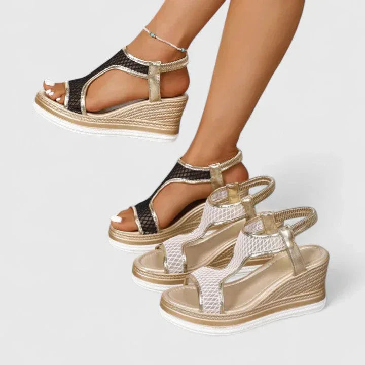 Jessica | Orthopedic Wedge Sandals - Sarah and Emma Portland