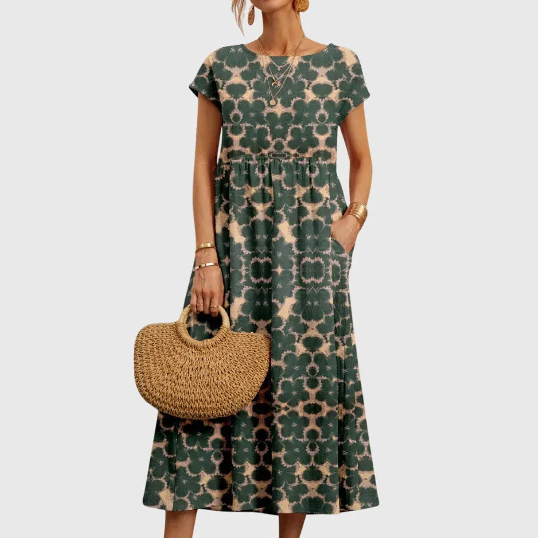 Bianca | Chic Floral Dress - Sarah and Emma Portland