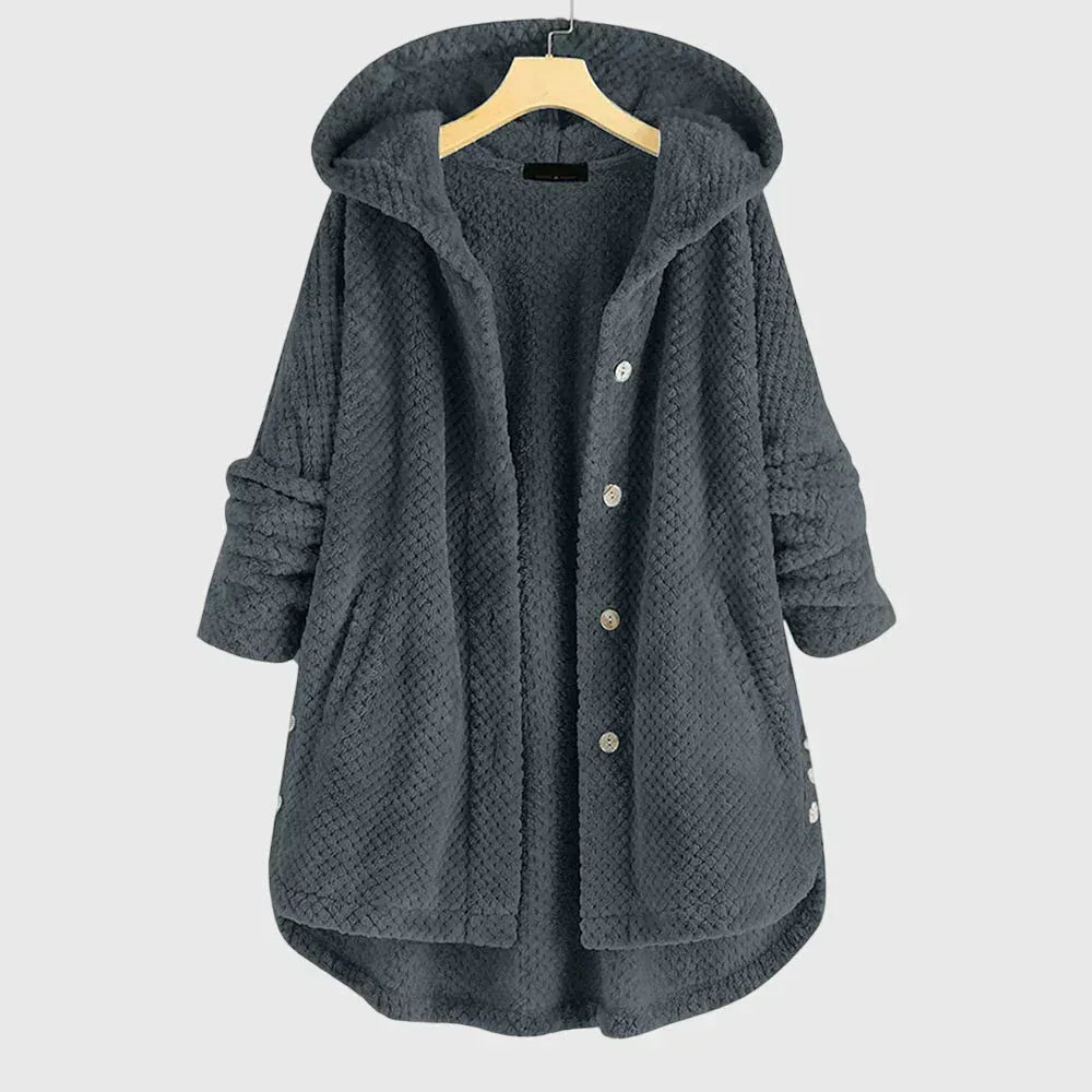 Franca™ - Fleece Jacket with Hood - Sarah and Emma Portland