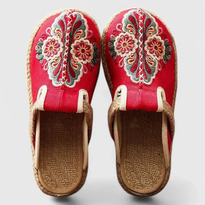Marousse | Comfortable Handmade Floral Mules - Sarah and Emma Portland