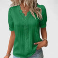 Avienne | Elegant V-Neck Blouse - Sarah and Emma Portland
