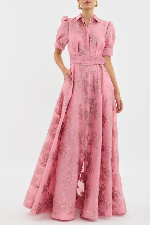 Anabella™  | Dress with Short Puff Sleeves
