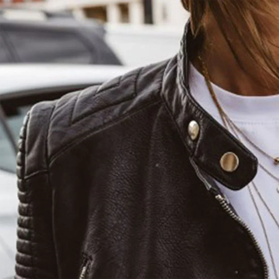 Janet | Genuine Leather Jacket - Sarah and Emma Portland