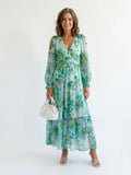 Althea | Long Sleeve Floral Maxi Dress - Sarah and Emma Portland