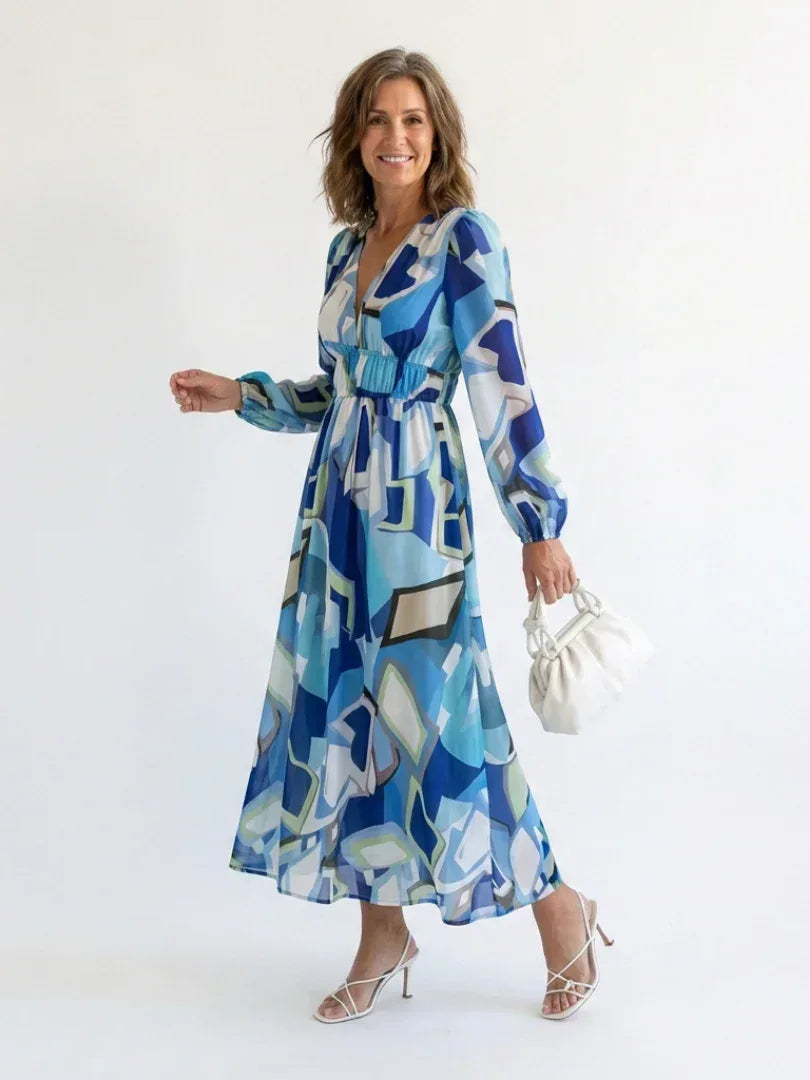 Althea | Long Sleeve Floral Maxi Dress - Sarah and Emma Portland