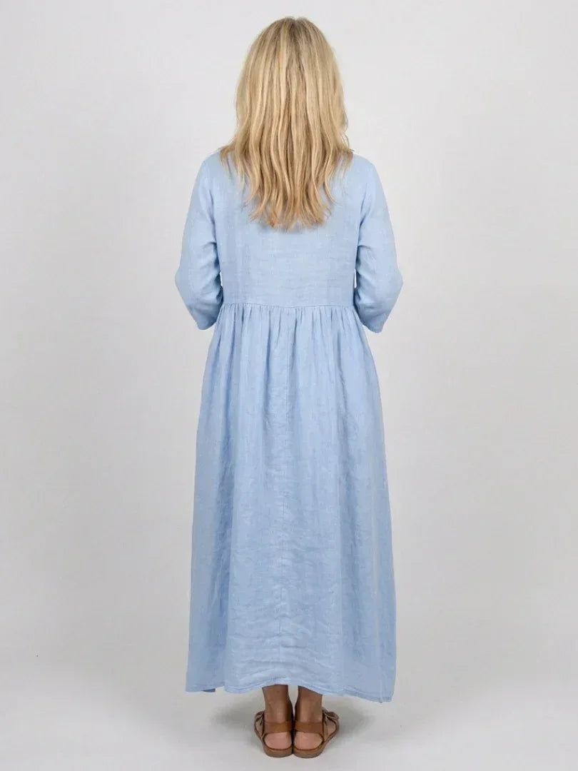 Beatrice | Three Quarter Sleeve Midi Dress - Sarah and Emma Portland
