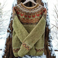 Isla – Warm sweater with a classic woven pattern - Sarah and Emma Portland