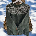 Aurora – Winter Sweater with Refined Round-Knit Shoulder Detail - Sarah and Emma Portland