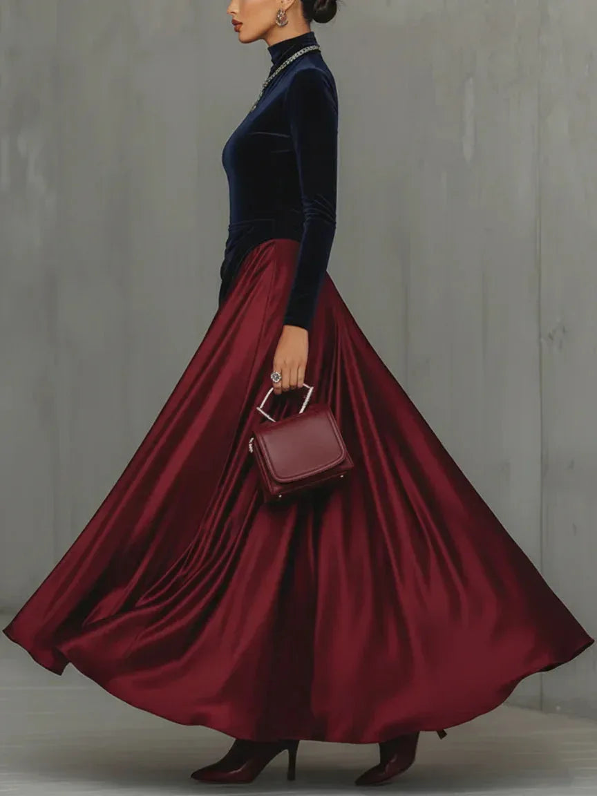 Brenna™ Elegant Suede Dress - Sarah and Emma Portland
