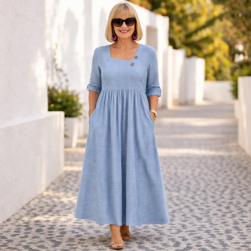 Cleomarie | Elegant Midi Dress