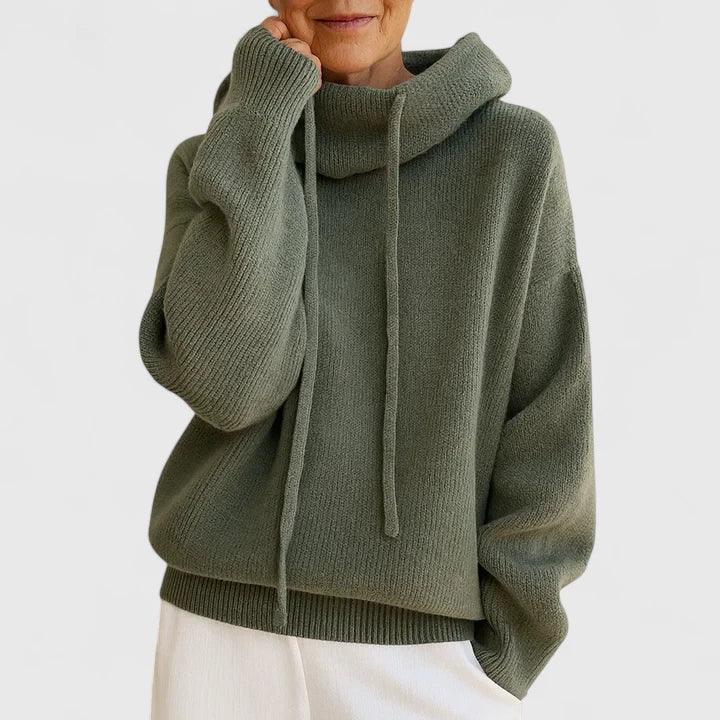 Leonie | Cozy Knit Hoodie - Sarah and Emma Portland