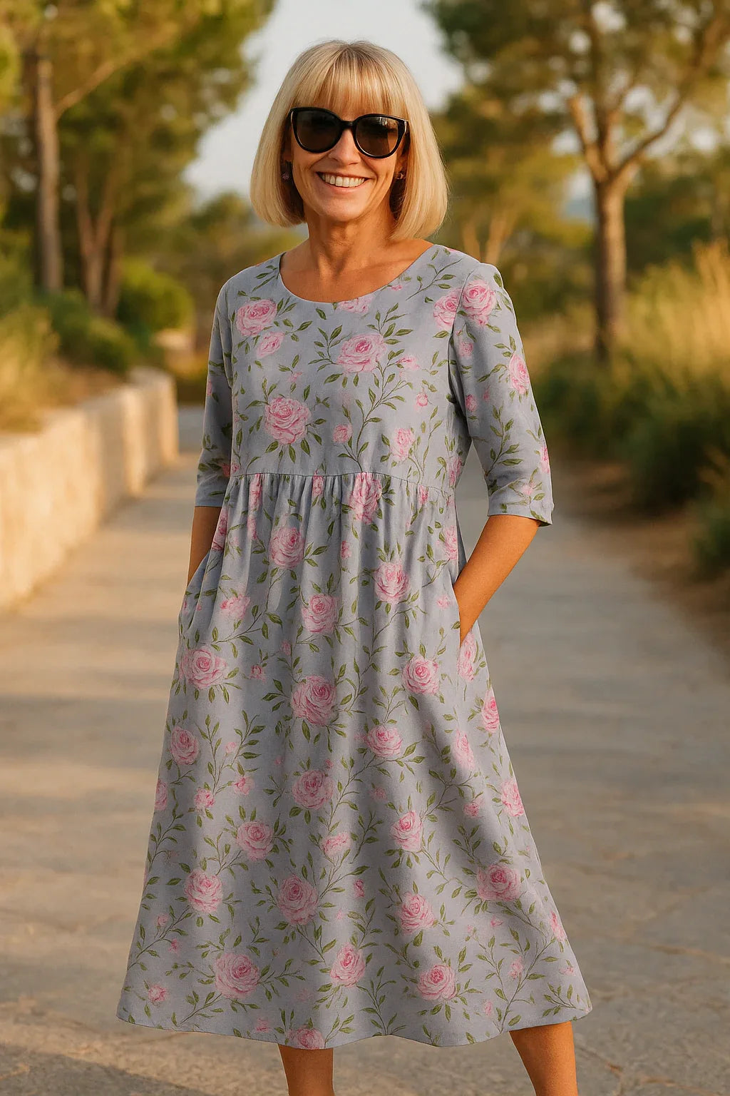 Lily | Midi Dress - Effortless Comfort