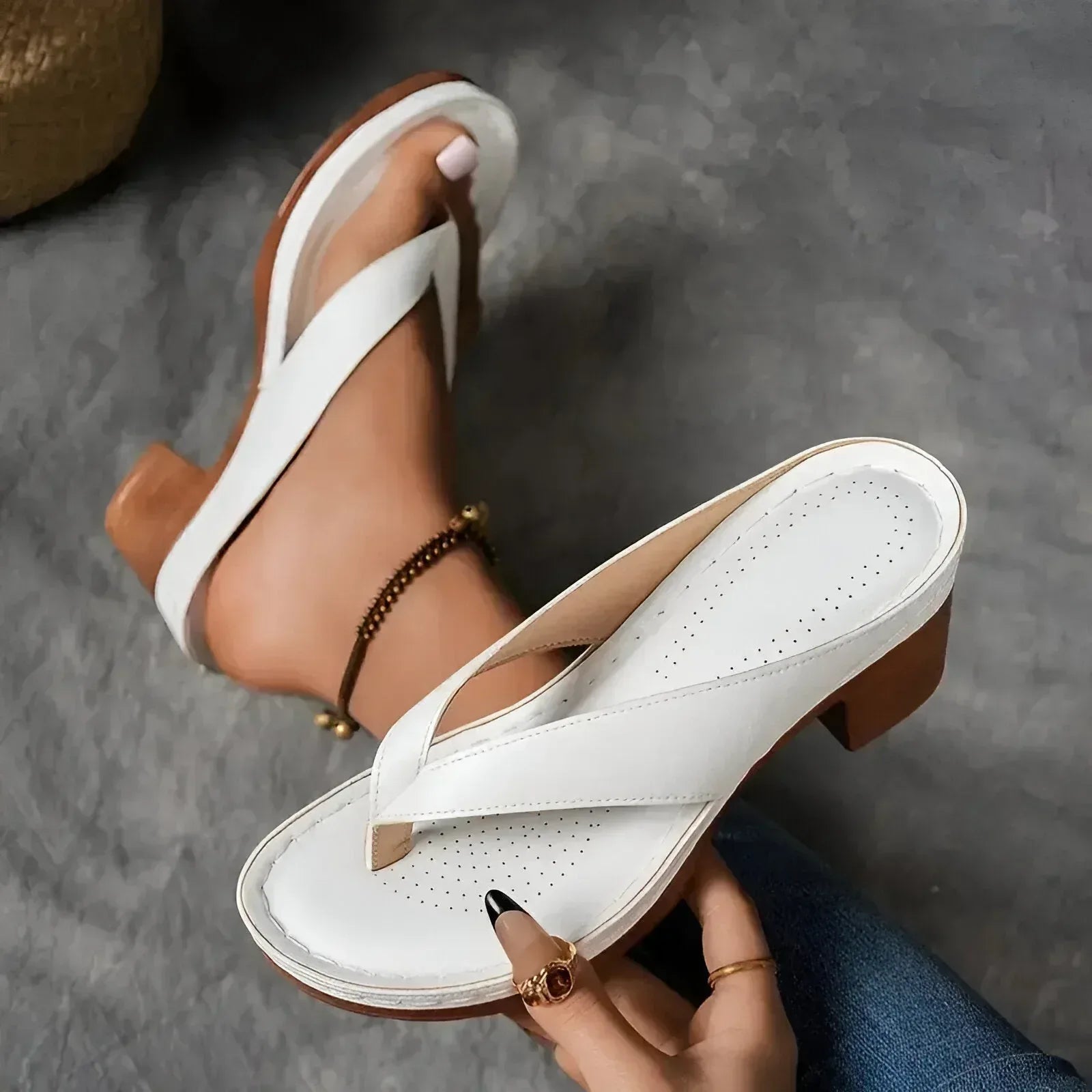 Geneva™ Elegant High-Heeled Mule - Sarah and Emma Portland