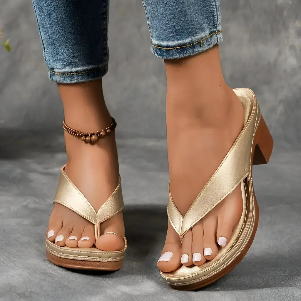 Geneva™ Elegant High-Heeled Mule - Sarah and Emma Portland
