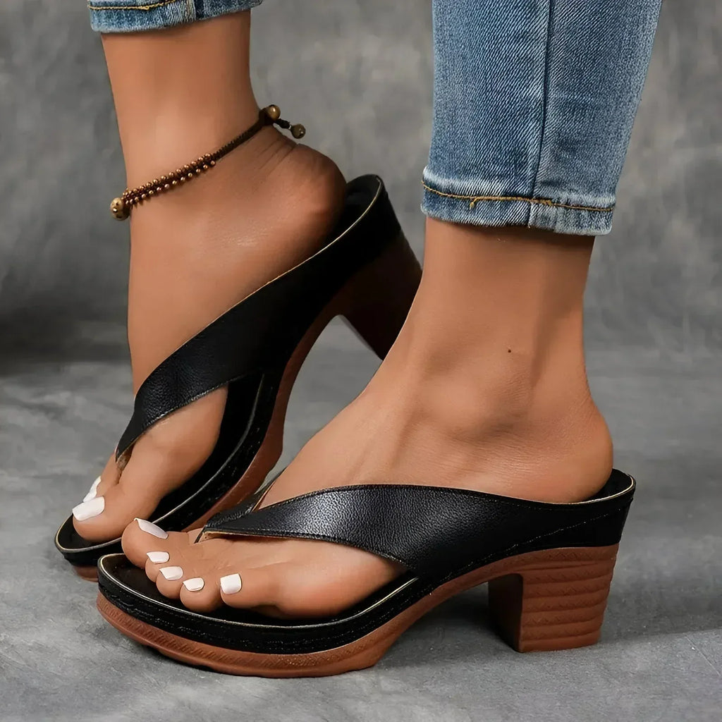 Geneva™ Elegant High-Heeled Mule - Sarah and Emma Portland