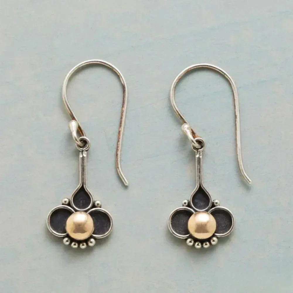Bohemian Clover Pearl Earrings - Sarah and Emma Portland