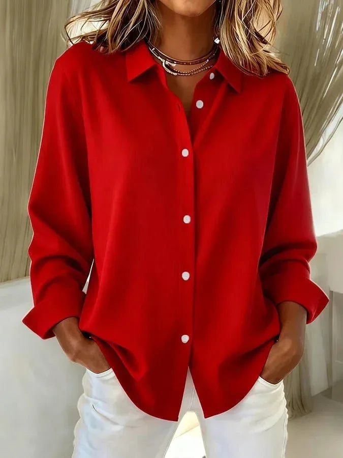 Juliane | Elegant Button Blouse - Sarah and Emma Portland