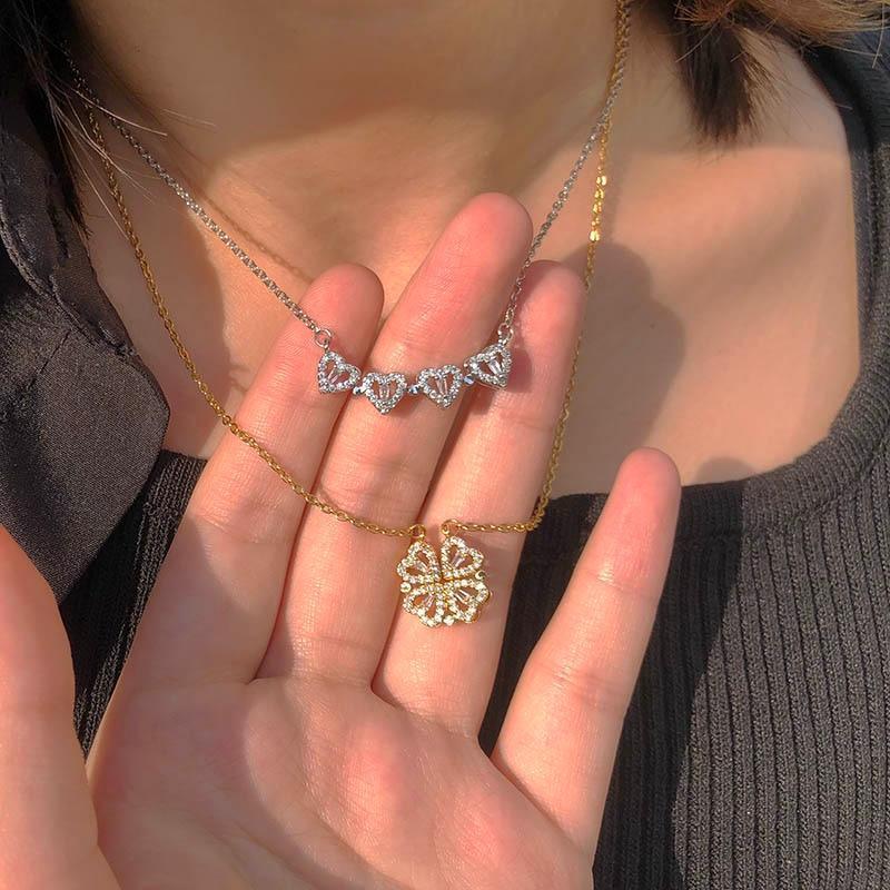 Four-Leaf Clover Necklace - Sarah and Emma Portland