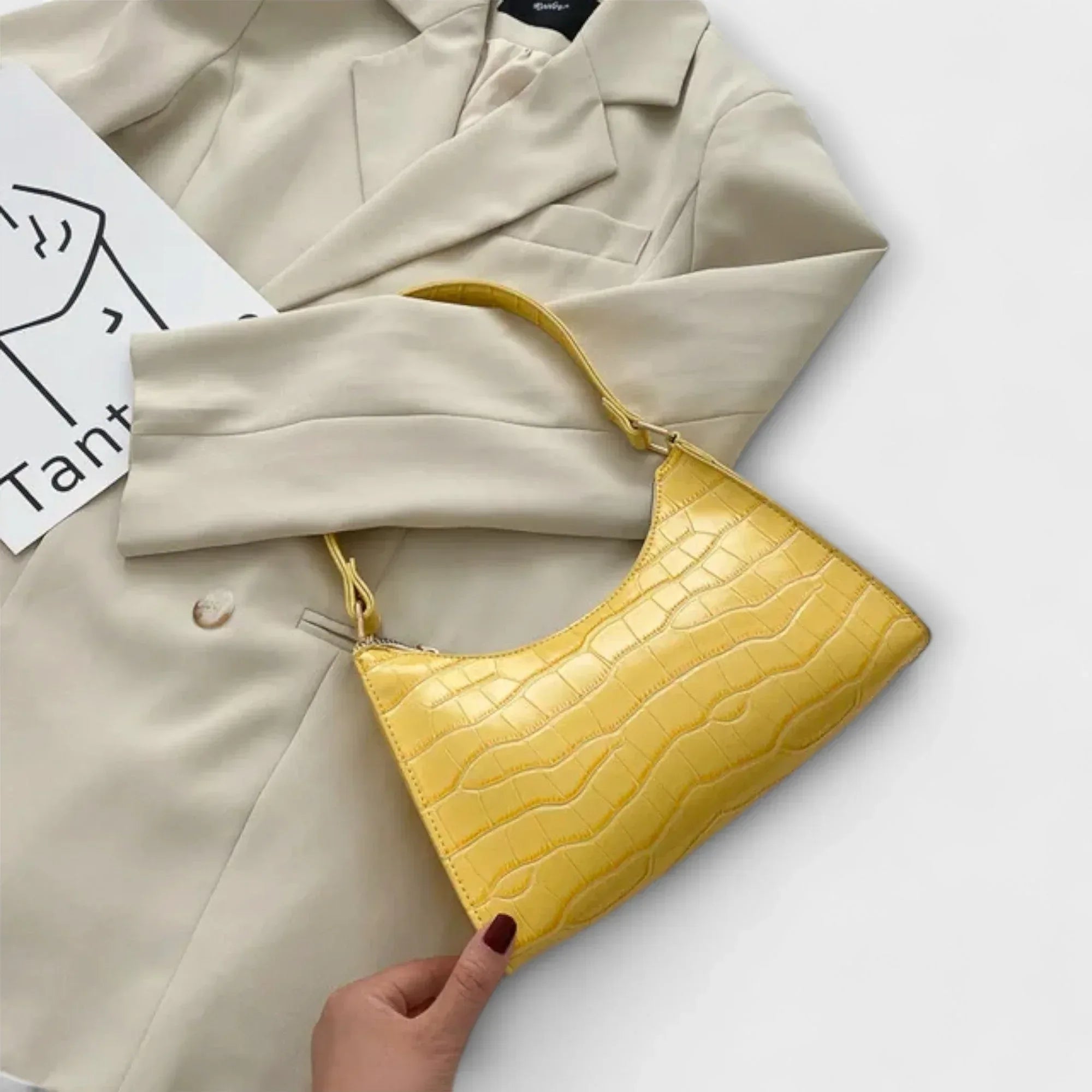 Ava - Shiny Leather Bag - Sarah and Emma Portland