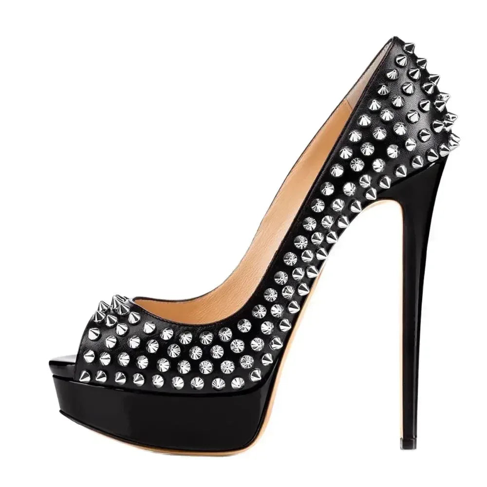 RENA REIGN STUDDED HEELS - Sarah and Emma Portland