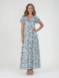 Ismeria | Floral Chiffon Maxi Dress - Sarah and Emma Portland