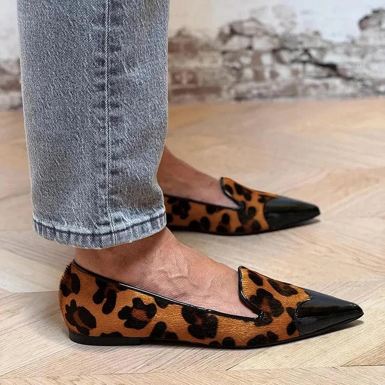 Kyna™ | Animal Print Flats - Sarah and Emma Portland