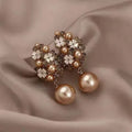 Elegant Earrings with Floral Beads - Sarah and Emma Portland