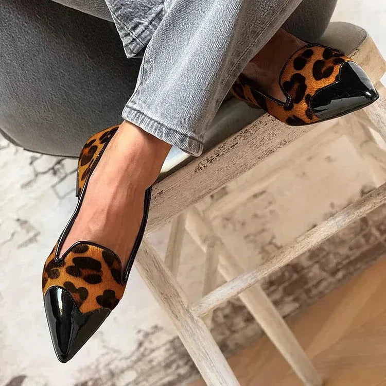 Kyna™ | Animal Print Flats - Sarah and Emma Portland
