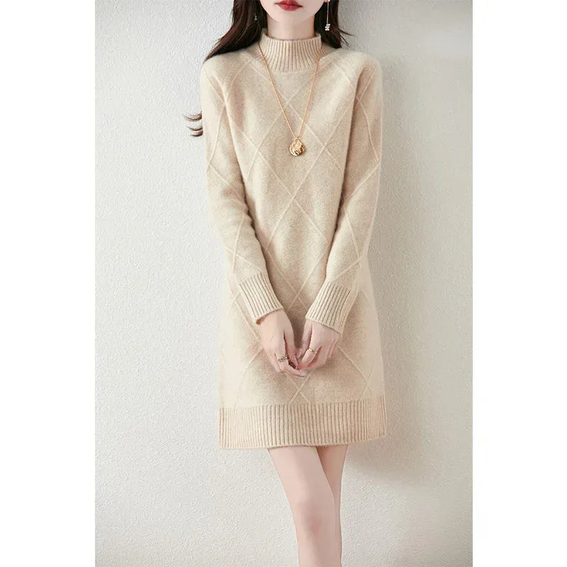 Emilia™ Elegant Winter Dress - Sarah and Emma Portland