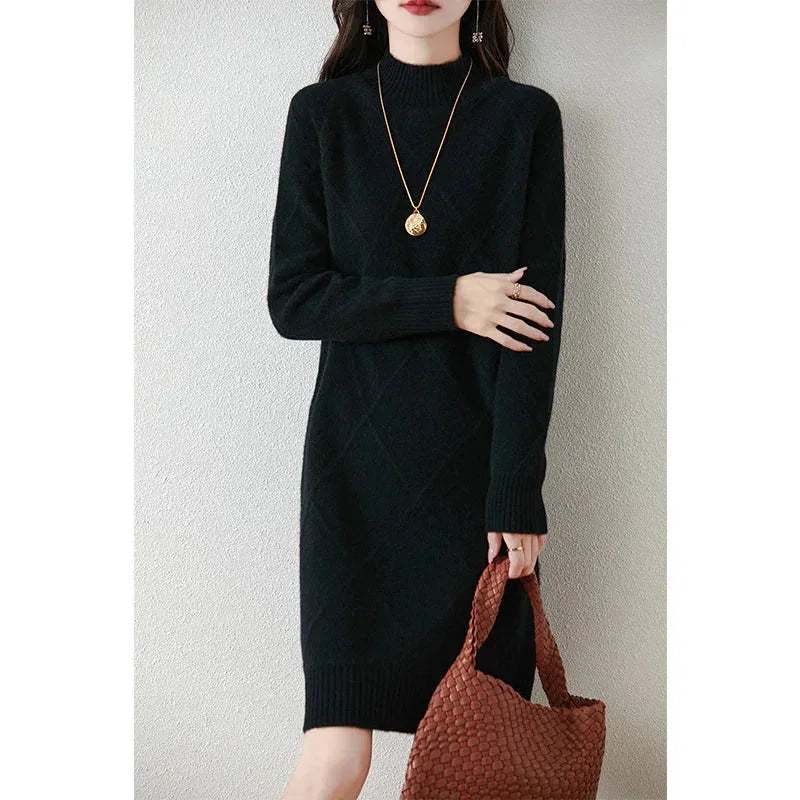 Emilia™ Elegant Winter Dress - Sarah and Emma Portland