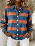Livia™ – Striped Hoodie Blouse - Sarah and Emma Portland