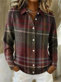 Emily™ – Checked Hoodie Blouse - Sarah and Emma Portland