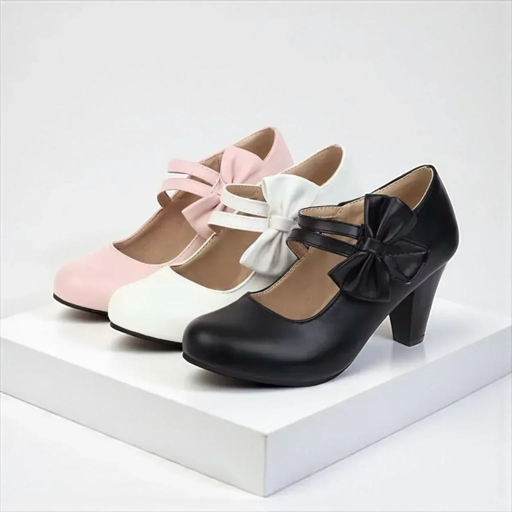 BELLA BOW HEELS - Sarah and Emma Portland