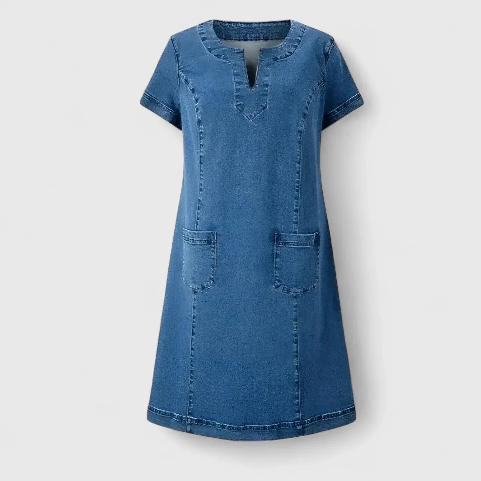 Luna | Denim Dress - Sarah and Emma Portland