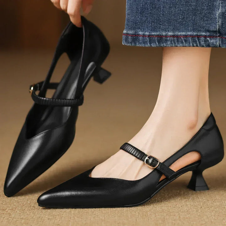 AVANI GENUINE LEATHER HEELS - Sarah and Emma Portland