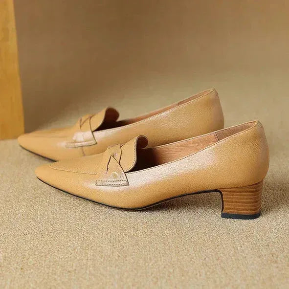 SOFIA GENUINE LEATHER LOAFERS - Sarah and Emma Portland