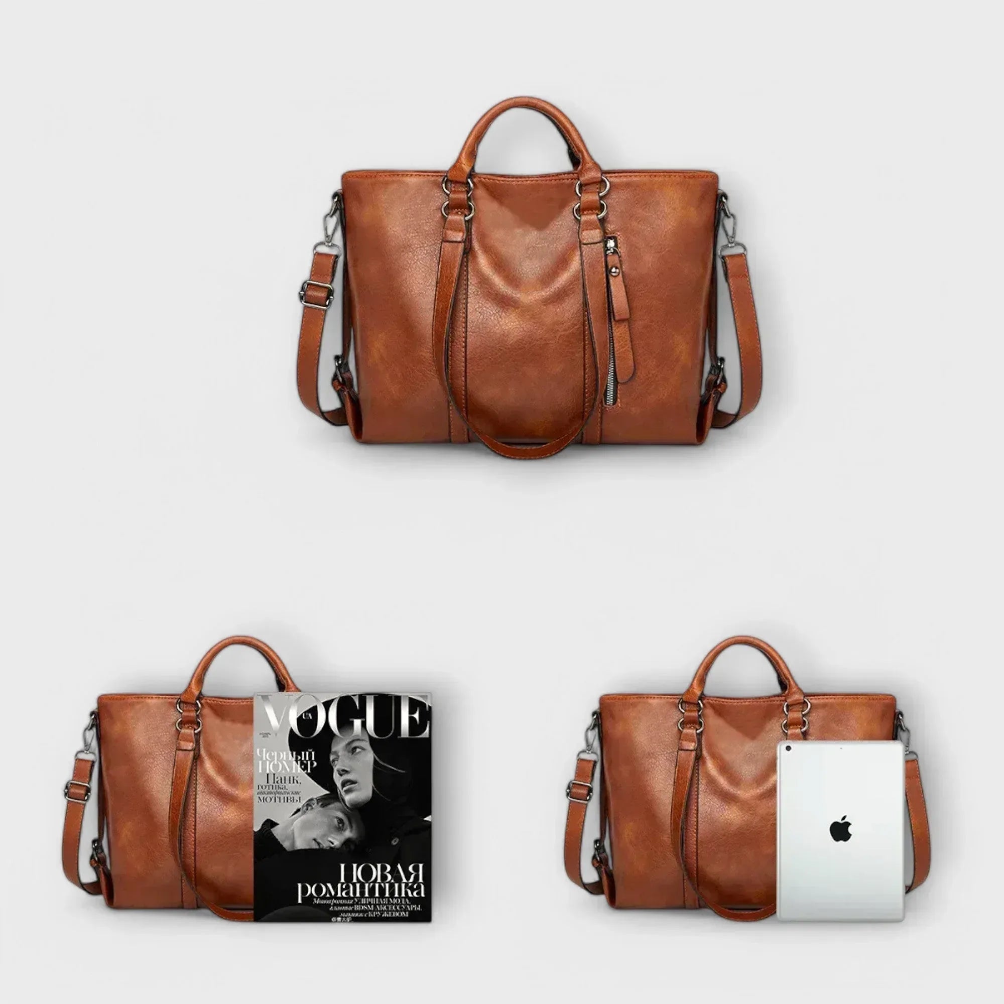 Calliope - Large Leather Bag - Sarah and Emma Portland