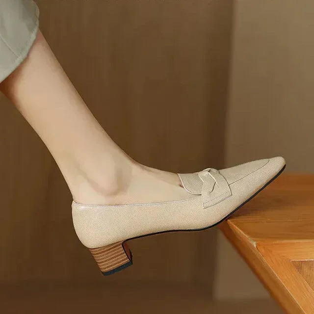 SOFIA GENUINE LEATHER LOAFERS - Sarah and Emma Portland