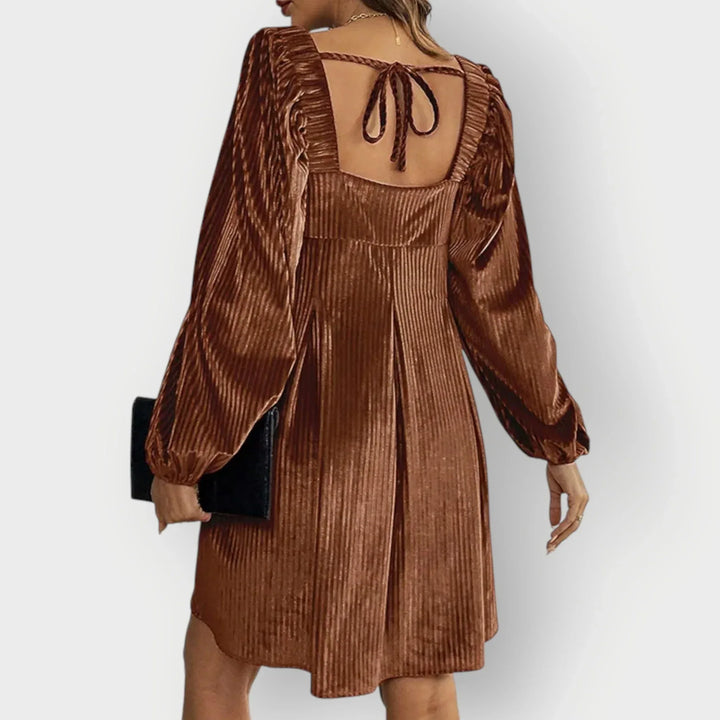 Morlyn | Velvet Chic Backless Square Dress - Sarah and Emma Portland