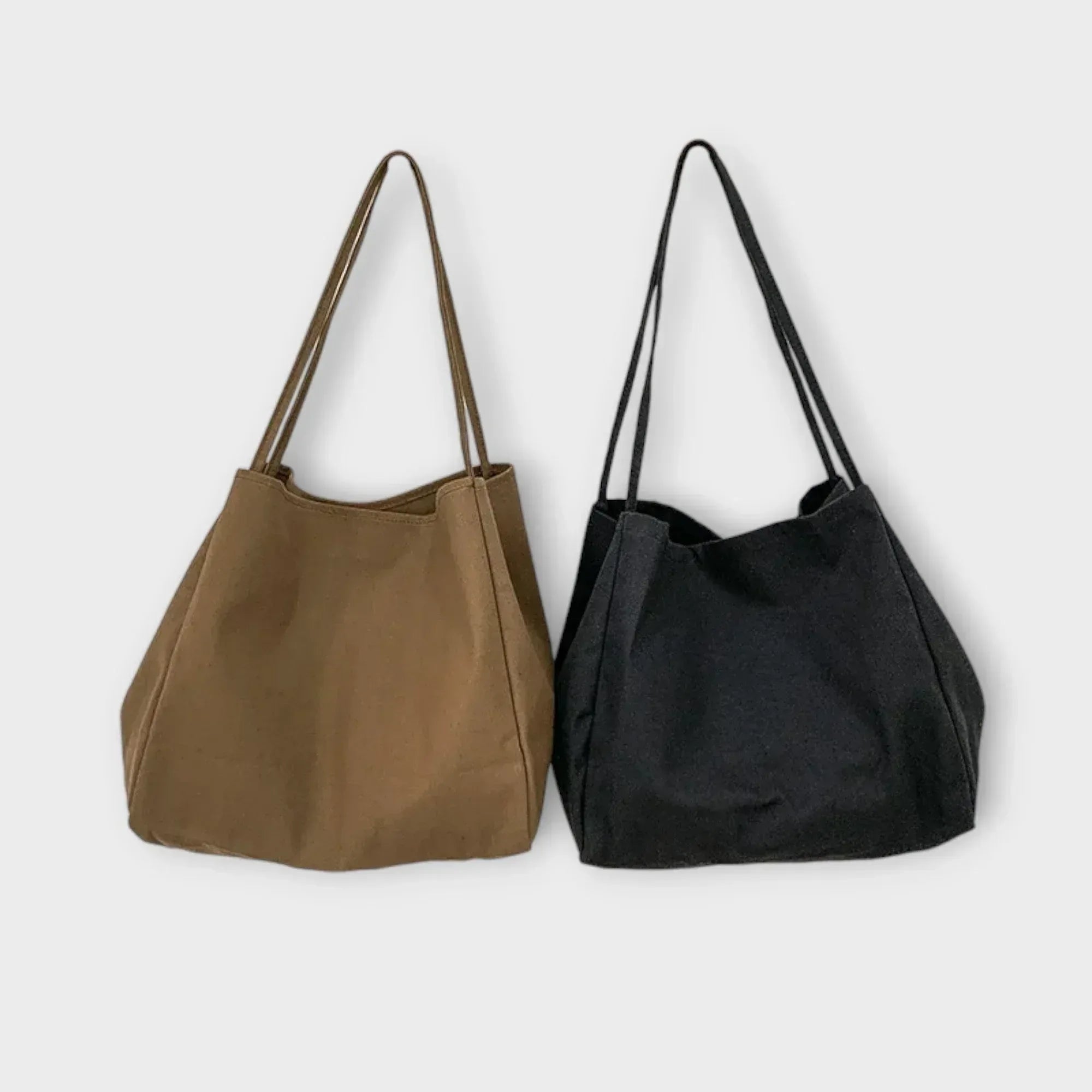 Brooklyn - High-Quality Large Canvas Shopper Bag - Sarah and Emma Portland