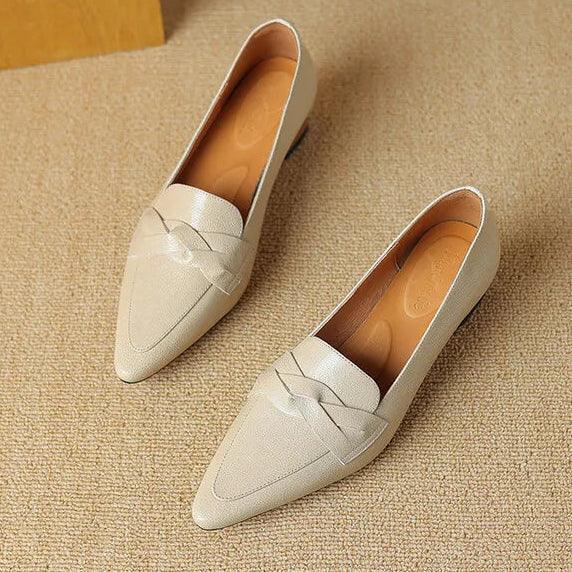 SOFIA GENUINE LEATHER LOAFERS - Sarah and Emma Portland