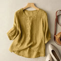 Aurora – Embroidered Relaxed Blouse - Sarah and Emma Portland