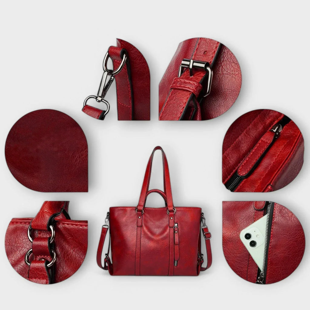 Calliope - Large Leather Bag - Sarah and Emma Portland