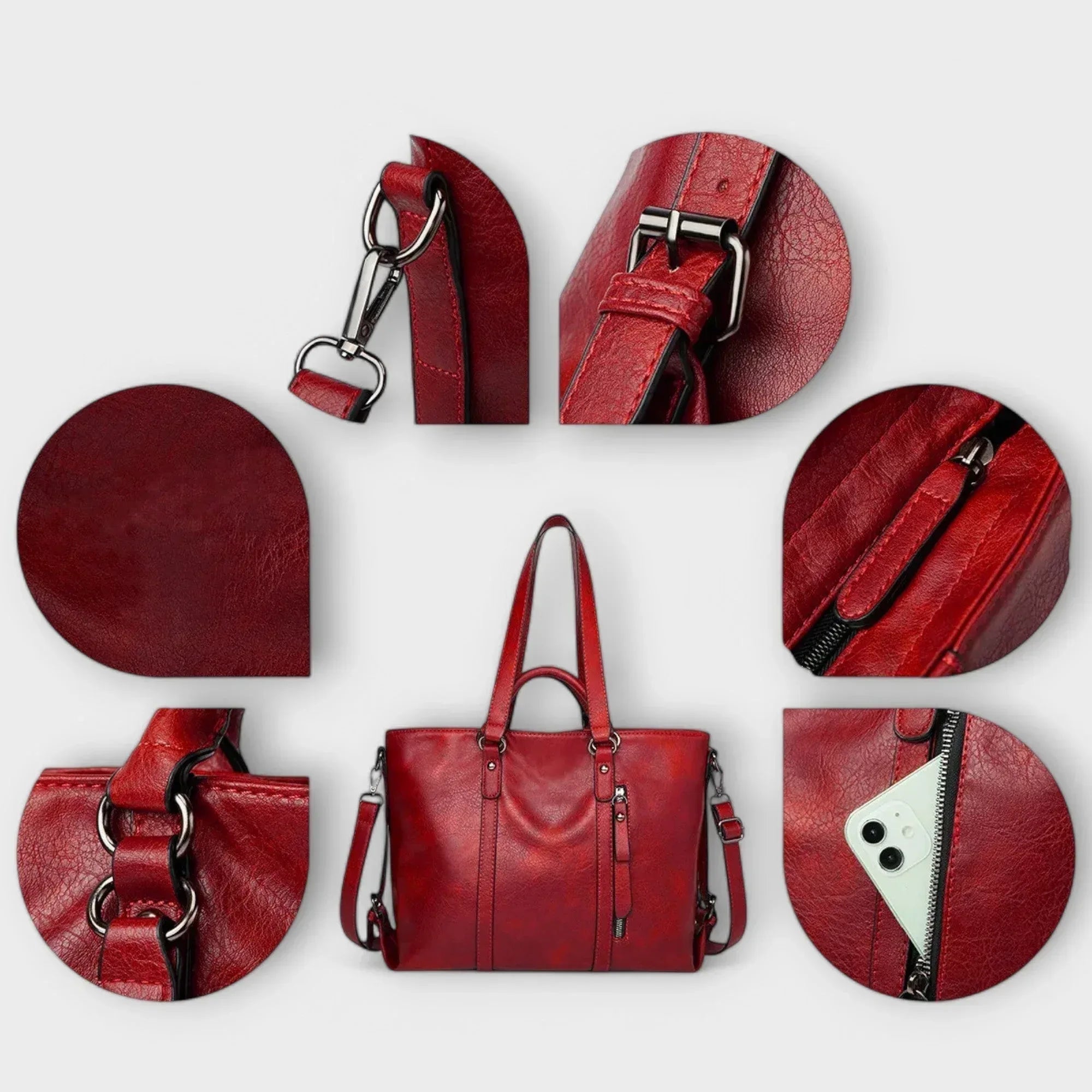 Calliope - Large Leather Bag - Sarah and Emma Portland